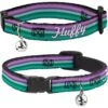 Buckle-Down Disney Little Mermaid Stripe & Shell Personalized Breakaway Cat Collar With Bell 2 Buckle-Down Disney Little Mermaid Stripe & Shell Personalized Breakaway Cat Collar With Bell -Meow Meals 306389 MAIN. AC SS1800 V1625252578