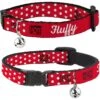 Buckle-Down Disney Minnie Mouse Silhouette Personalized Breakaway Cat Collar With Bell -Meow Meals 306395 MAIN. AC SS1800 V1625250462
