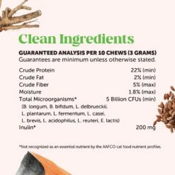 PetHonesty Digestive Probiotics+ Premium Gut + Immune Health Cat Supplement -Meow Meals 309756 PT2. AC SS1800 V1691003318