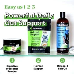 PetHonesty Digestive Probiotics+ Premium Gut + Immune Health Cat Supplement -Meow Meals 309756 PT6. AC SS1800 V1624602469