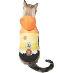 STAR WARS THE MANDALORIAN & GROGU Colorblock Dog & Cat Hoodie 11 STAR WARS THE MANDALORIAN & GROGU Colorblock Dog & Cat Hoodie -Meow Meals 311892 PT2. AC SS1800 V1643325996