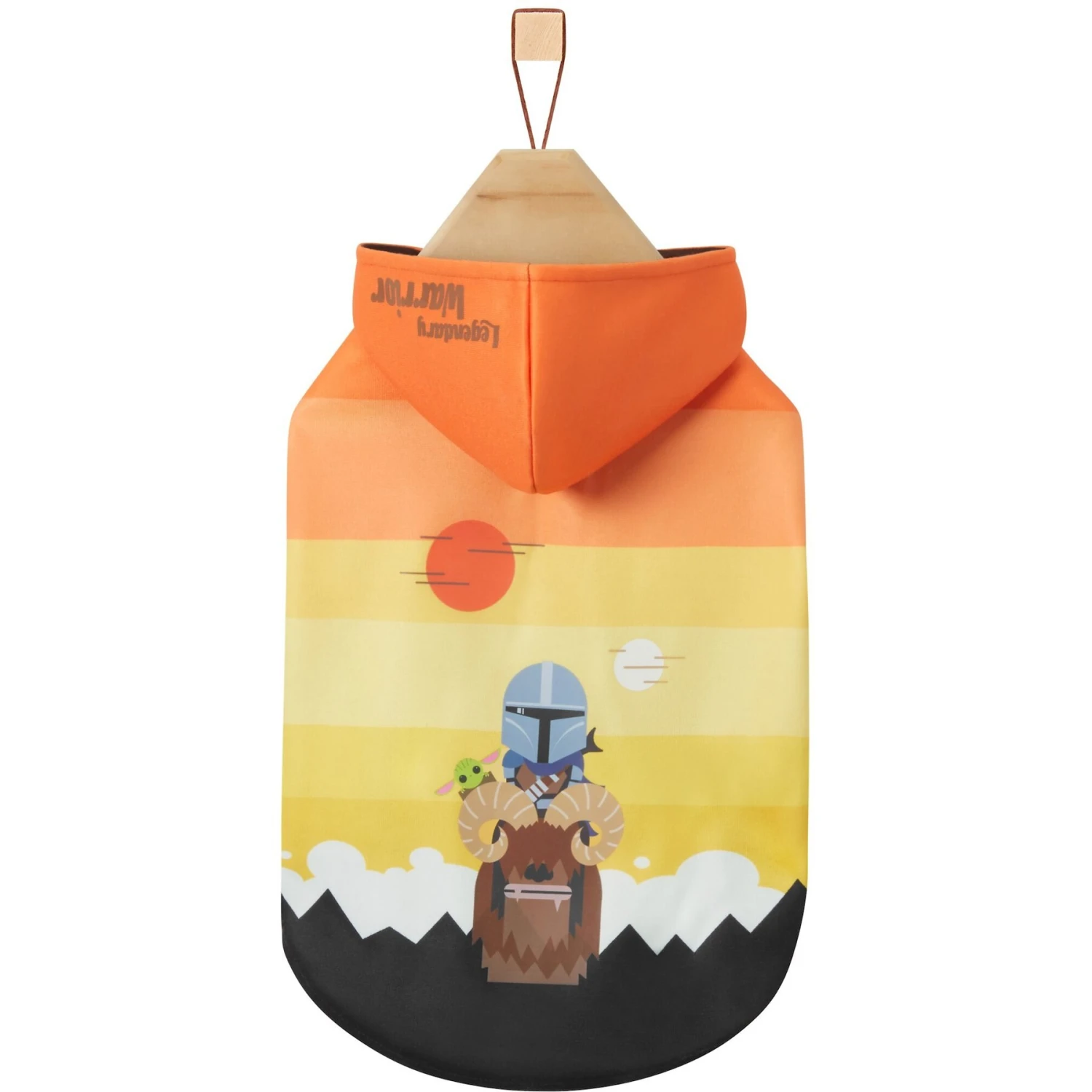 STAR WARS THE MANDALORIAN & GROGU Colorblock Dog & Cat Hoodie 6 STAR WARS THE MANDALORIAN & GROGU Colorblock Dog & Cat Hoodie - Image 4