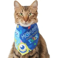Pixar Monster's Inc "Monsters Make The Best Friends" Dog & Cat Bandana -Meow Meals 311940 PT2. AC SS1800 V1643324001