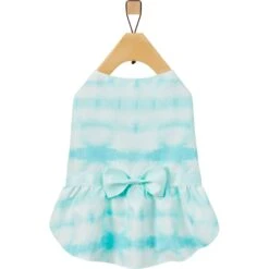 Frisco Green Tie Dye Dog & Cat Dress -Meow Meals 312104 PT3. AC SS1800 V1644424671