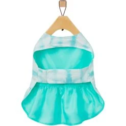 Frisco Green Tie Dye Dog & Cat Dress -Meow Meals 312104 PT4. AC SS1800 V1644427402
