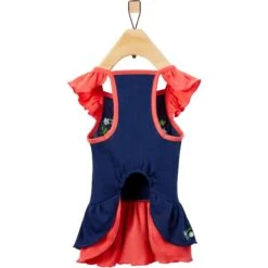 Frisco Embroidered Floral Dog & Cat Dress -Meow Meals 312128 PT4. AC SS1800 V1644425538