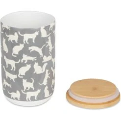 Bone Dry Ceramic Meow Cat Treat Canister 11 Bone Dry Ceramic Meow Cat Treat Canister -Meow Meals 313400 PT3. AC SS1800 V1631762096