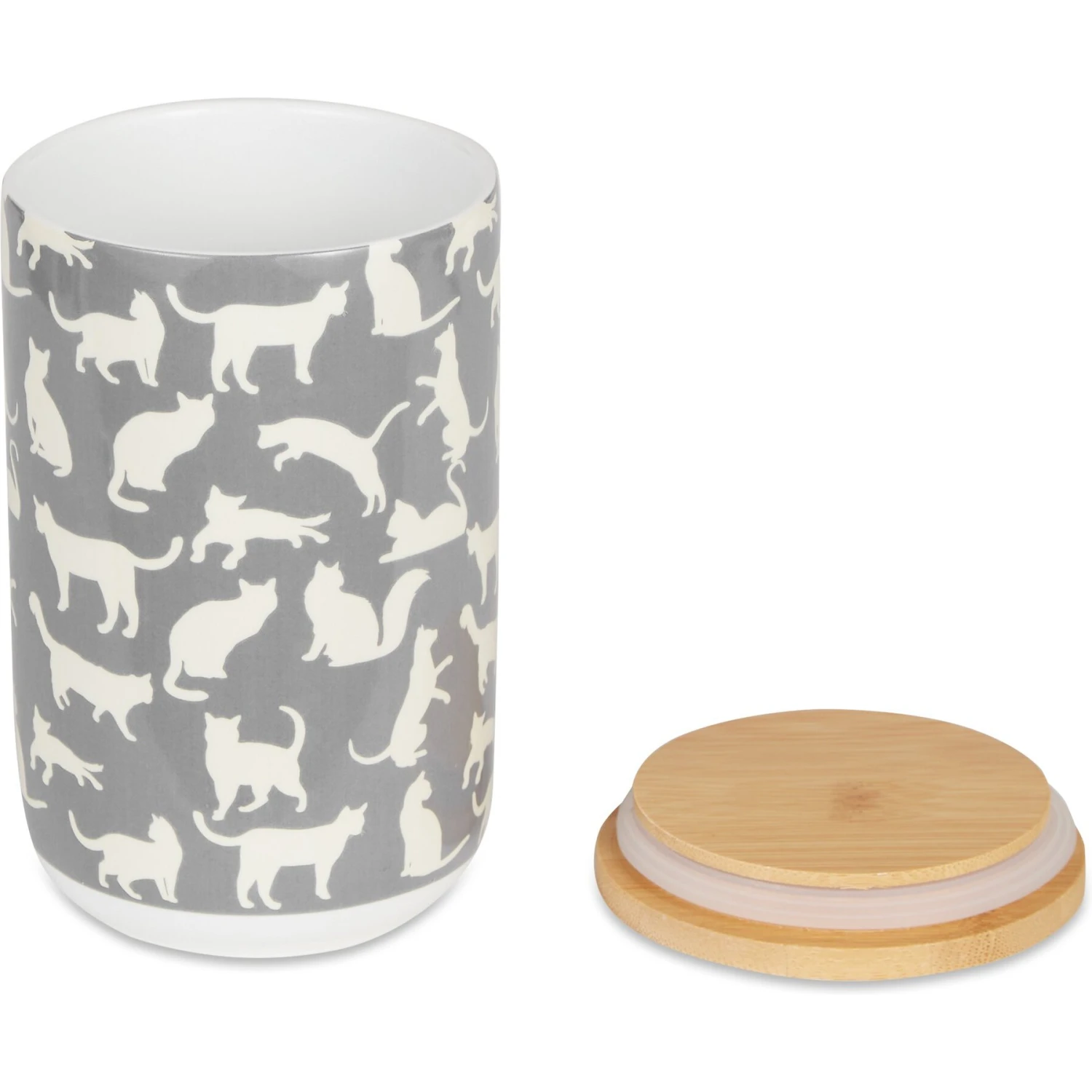 Bone Dry Ceramic Meow Cat Treat Canister 5 Bone Dry Ceramic Meow Cat Treat Canister - Image 4