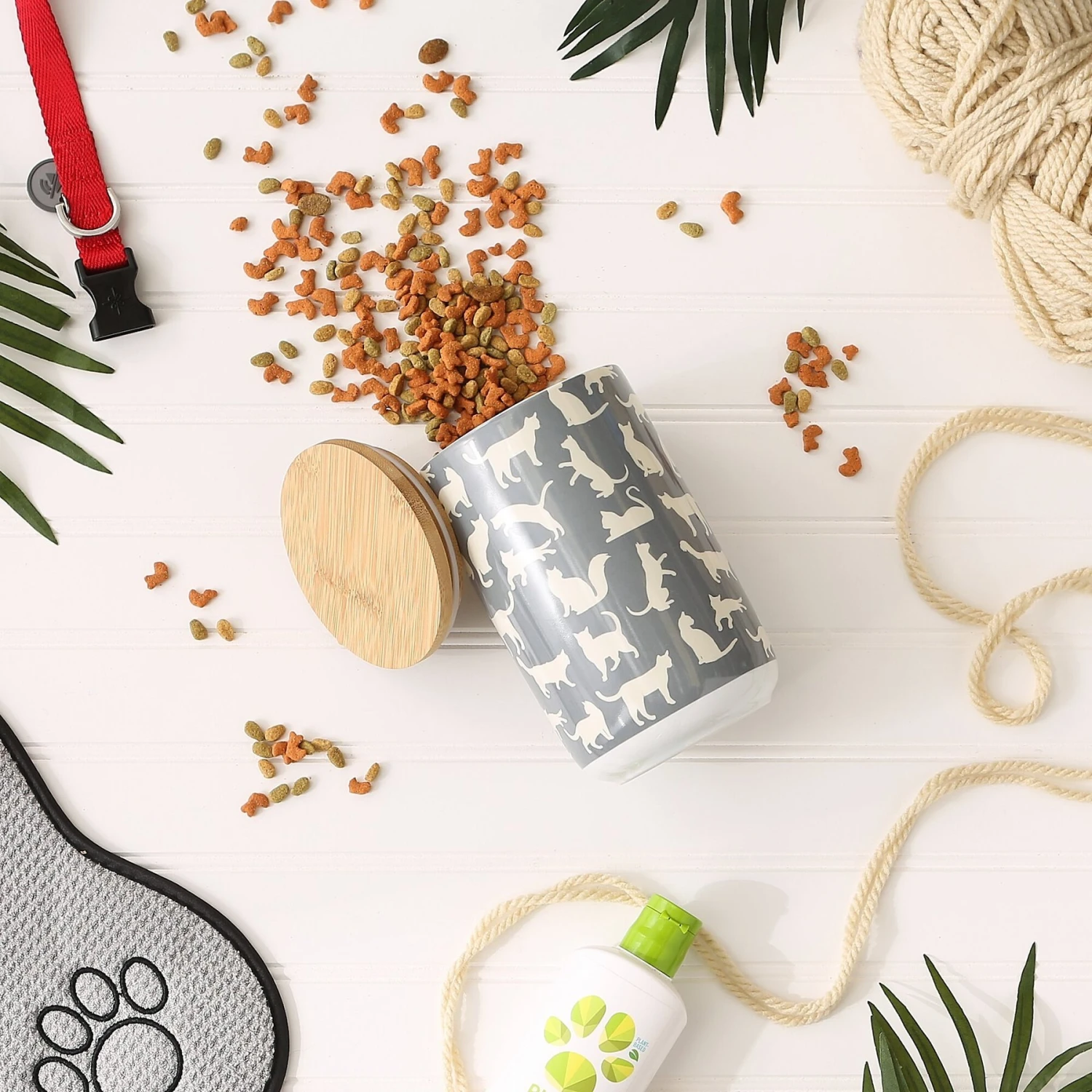 Bone Dry Ceramic Meow Cat Treat Canister 7 Bone Dry Ceramic Meow Cat Treat Canister - Image 6