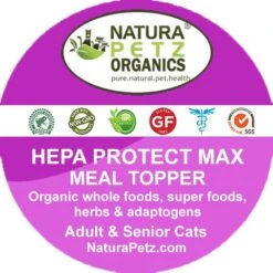 Natura Petz OrganicsHEPA PROTECT MAX MEAL TOPPER - Liver, Kidney, Bladder & Gall Bladder Support & Cleanse* Cat Supplement 8 Natura Petz OrganicsHEPA PROTECT MAX MEAL TOPPER - Liver, Kidney, Bladder & Gall Bladder Support & Cleanse* Cat Supplement -Meow Meals 314167 PT1. AC SS1800 V1692643836