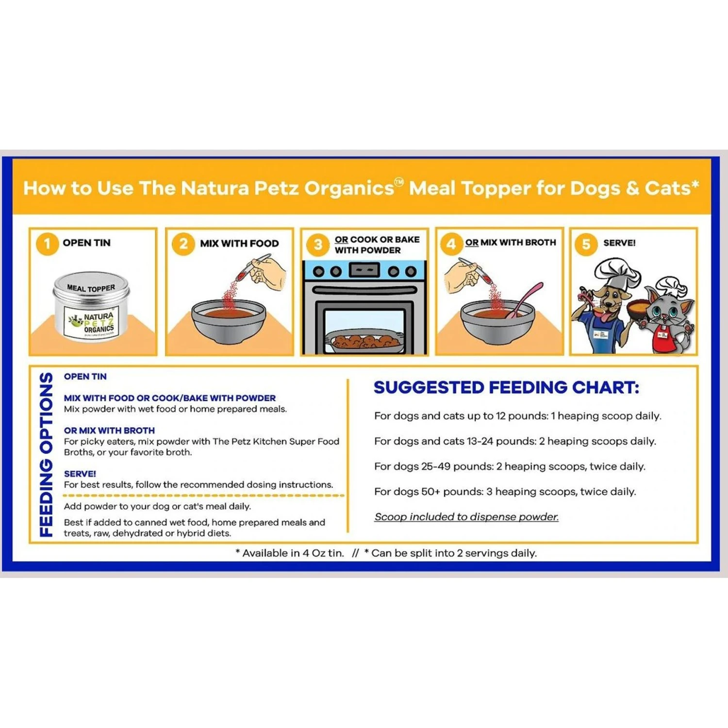 Natura Petz Organics IMMUNE WARRIOR MAX MEAL TOPPER* MASTER BLEND Immune Regulator & Anti-Inflammatory Support* Cat Supplement 7 Natura Petz Organics IMMUNE WARRIOR MAX MEAL TOPPER* MASTER BLEND Immune Regulator & Anti-Inflammatory Support* Cat Supplement - Image 5