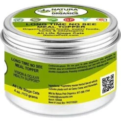 Natura Petz Organics LONG TIME NO SEE MEAL TOPPER* Vision & Ocular Health Support* Cat Supplement -Meow Meals 314191 PT3. AC SS1800 V1692646452