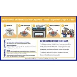 Natura Petz Organics STIX AND STONES MEAL TOPPER* Kidney, Urinary Tract Infection & Stone Support* Cat Supplement -Meow Meals 314203 PT4. AC SS1800 V1692637612