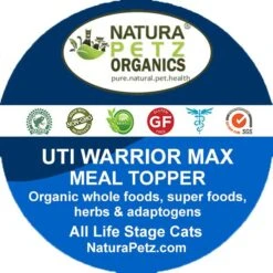 Natura Petz Organics UTI WARRIOR MAX MEAL TOPPER* Chronic Urinary Tract Infection & Inflammation Support* Cat Supplement 8 Natura Petz Organics UTI WARRIOR MAX MEAL TOPPER* Chronic Urinary Tract Infection & Inflammation Support* Cat Supplement -Meow Meals 314219 PT2. AC SS1800 V1695067702