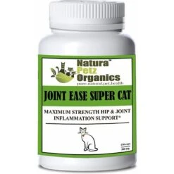 Natura Petz Organics JOINT EASE MAX SUPER CAT* Maximum Strength Hip Joint & Inflammation Support* Cat Supplement