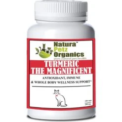 Natura Petz Organics TURMERIC THE MAGNIFICENT Antioxidant, Immune & Whole Body Wellness Support * Cat Supplement