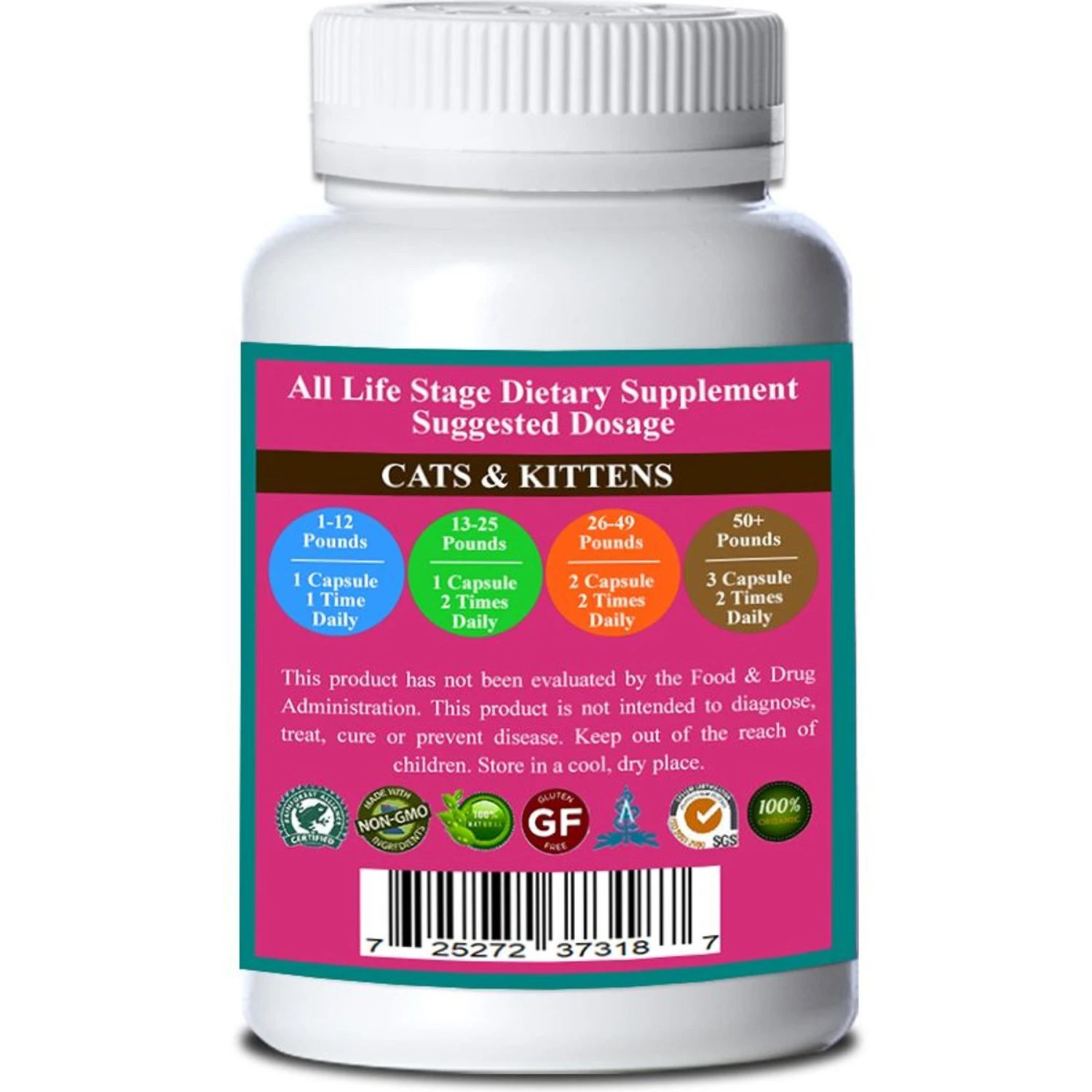 Natura Petz Organics YEAST RELEASE MAX * Master Blend Candida Yeast Defense Support* Cat Supplement 4 Natura Petz Organics YEAST RELEASE MAX * Master Blend Candida Yeast Defense Support* Cat Supplement - Image 2