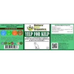 Natura Petz Organics Yelp For Kelp Cat Supplement, 150 Count -Meow Meals 314454 PT2. AC SS1800 V1692035392