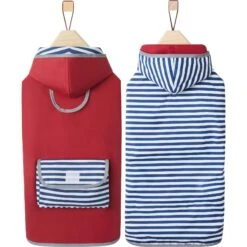 Frisco Lightweight Red Reversible Packable Dog Raincoat 13 Frisco Lightweight Red Reversible Packable Dog Raincoat -Meow Meals 315109 PT4. AC SS1800 V1646436832