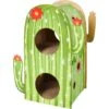 Frisco Cactus Cardboard Cat House, 2-Story -Meow Meals 317725 MAIN. AC SS1800 V1642086427