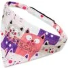 Touchdog Head-Popper Fashion Designer Printed Velcro Dog Bandana -Meow Meals 328360 MAIN. AC SS1800 V1631309812