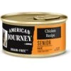 American Journey Senior Pate Chicken Recipe Canned Cat Food, 3-oz Can, Case Of 24 -Meow Meals 330851 MAIN. AC SS1800 V1691614424