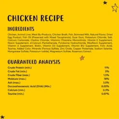 Tiny Tiger, Kitten Classic, Chicken Pate Recipe, Canned Cat Food -Meow Meals 330992 PT4. AC SS1800 V1687283976