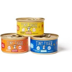 Tiny Tiger, Kitten Classic, Chicken Pate Recipe, Canned Cat Food -Meow Meals 330992 PT5. AC SS1800 V1642187791