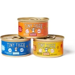 Tiny Tiger, Kitten Classic, Turkey Pate Recipe, Canned Cat Food -Meow Meals 330996 PT5. AC SS1800 V1642187810