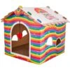 Frisco Pride Love Wins Cardboard Cat House -Meow Meals 331675 MAIN. AC SS1800 V1649086591