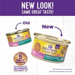 Wellness Complete Health Kitten Whitefish & Tuna Formula Grain-Free Canned Cat Food, Case Of 24 -Meow Meals 333297 PT1. AC SS1800 V1690904626