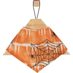Frisco Orange Spiderweb Dog & Cat Costume Bandana -Meow Meals 335046 PT4. AC SS1800 V1659969870