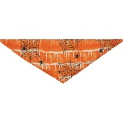 Frisco Orange Spiderweb Dog & Cat Costume Bandana -Meow Meals 335046 PT5. AC SS1800 V1658720000