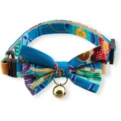 Necoichi Yukata Bow Tie Breakaway Cat Collar