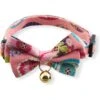 Necoichi Temari Bow Tie Breakaway Cat Collar -Meow Meals 335349 MAIN. AC SS1800 V1633987303