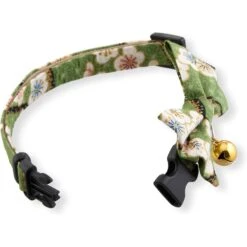 Necoichi Hanami Bow Tie Breakaway Cat Collar -Meow Meals 335355 PT3. AC SS1800 V1644907914