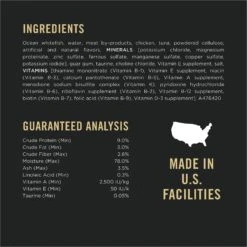 Purina Pro Plan Hairball Control Ocean Whitefish & Tuna Entrée Pate Wet Cat Food, 3-oz Can, Case Of 24 -Meow Meals 336308 PT4. AC SS1800 V1634088795