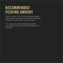 Purina Pro Plan Hairball Control Ocean Whitefish & Tuna Entrée Pate Wet Cat Food, 3-oz Can, Case Of 24 -Meow Meals 336308 PT7. AC SS1800 V1634078791