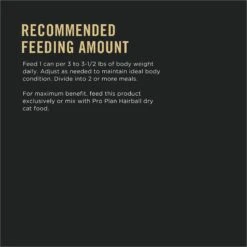 Purina Pro Plan Hairball Control Salmon Entree Pate Wet Cat Food, 3-oz Can, Case Of 24 17 Purina Pro Plan Hairball Control Salmon Entree Pate Wet Cat Food, 3-oz Can, Case Of 24 -Meow Meals 336310 PT7. AC SS1800 V1634087479