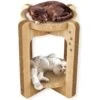 Necoichi Cozy Cat Scratcher Tower Toy -Meow Meals 336322 MAIN. AC SS1800 V1674730079