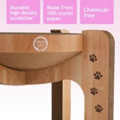 Necoichi Cozy Cat Scratcher Tower Toy -Meow Meals 336322 PT3. AC SS1800 V1674730084