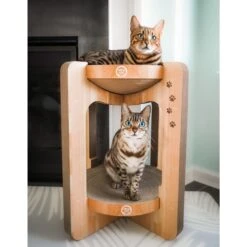 Necoichi Cozy Cat Scratcher Tower Toy -Meow Meals 336322 PT6. AC SS1800 V1674730088