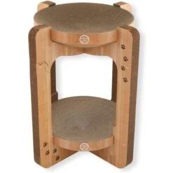 Necoichi Cozy Cat Scratcher Tower Toy -Meow Meals 336322 PT8. AC SS1800 V1674730092