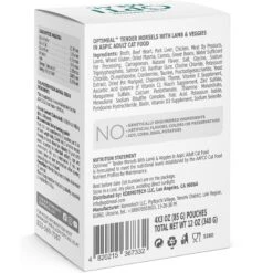 Optimeal Tender Morsels With Lamb & Veggies In Aspic Recipe Wet Cat Food, 3-oz Pouch, Case Of 24 -Meow Meals 342183 PT1. AC SS1800 V1637364997