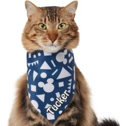 Disney Mickey Mouse Geo Art Personalized Dog & Cat Bandana -Meow Meals 346370 PT2. AC SS1800 V1671228214