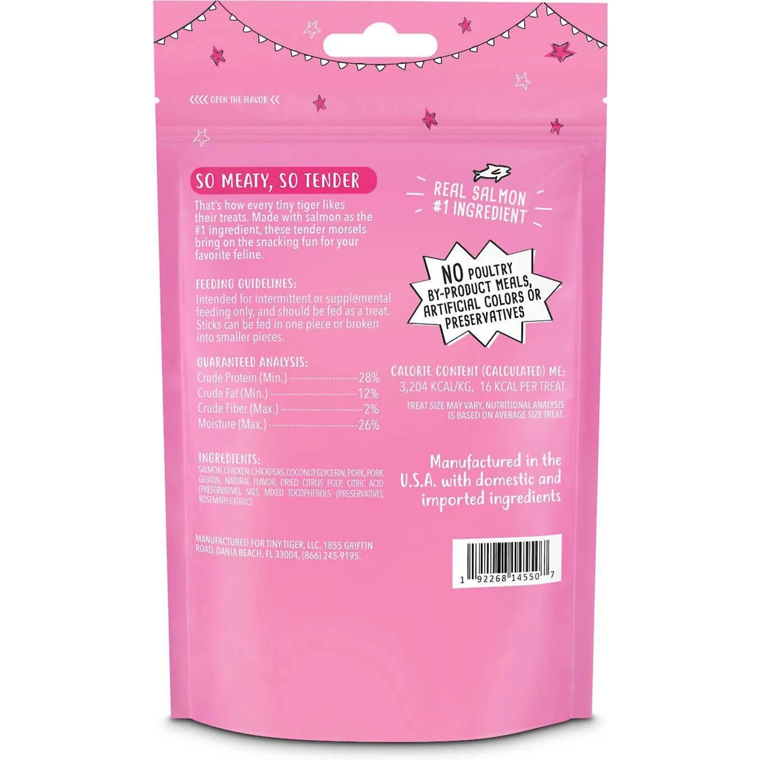 Tiny Tiger, Meaty Tenders Cat Treats, Salmon Recipe & Tiny Tiger Chunks In EXTRA Gravy Seafood Recipes Variety Pack Grain-Free Canned Cat Food 5 Tiny Tiger, Meaty Tenders Cat Treats, Salmon Recipe & Tiny Tiger Chunks In EXTRA Gravy Seafood Recipes Variety Pack Grain-Free Canned Cat Food - Image 3