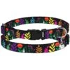 CollarDirect Floral Design Pattern Nylon Cat Collar -Meow Meals 347999 MAIN. AC SS1800 V1639791706