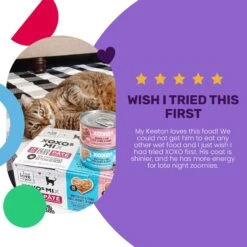 I And Love And You XOXO Salmon & Whitefish Pate Grain-Free Variety Pack Canned Cat Food, 3-oz Can, Case Of 12 -Meow Meals 352469 PT2. AC SS1800 V1686941277