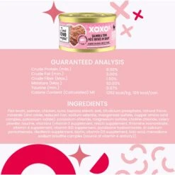 I And Love And You XOXO Salmon & Whitefish Pate Grain-Free Variety Pack Canned Cat Food, 3-oz Can, Case Of 12 -Meow Meals 352469 PT5. AC SS1800 V1686942131