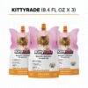 Tonisity KittyRade Isotonic Drink Chicken Flavored Liquid Digestive Supplement For Cats, 250-ml Pouch, Pack Of 3 -Meow Meals 353151 MAIN. AC SS1800 V1644346289